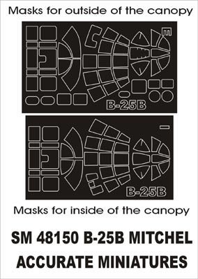 Montex SM48150 B-25B Mitchell ACCCURATE MINIATURES
