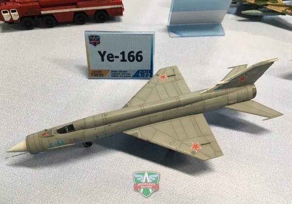 Modelsvit 72032 Ye-166 Heavy experimental interceptor 1/72