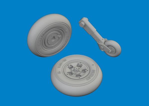 Eduard 672424 Spitfire Mk.I/II/V wheels IBG 1/72