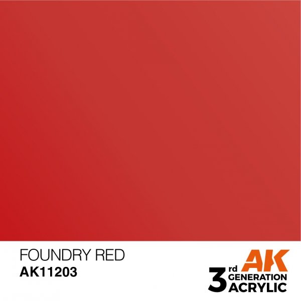 AK Interactive AK11203 FOUNDRY RED – METALLIC 17ml