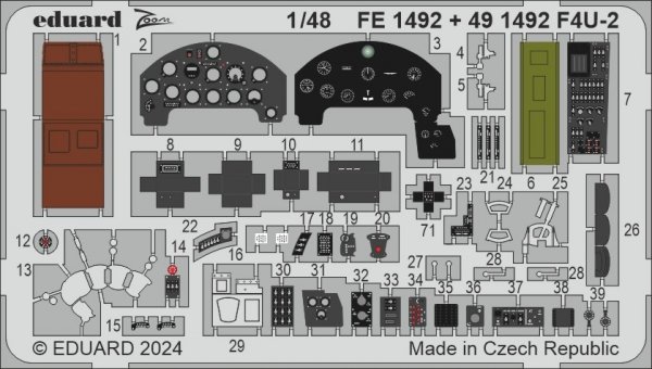 Eduard FE1492 F4U-2 HOBBY BOSS 1/48