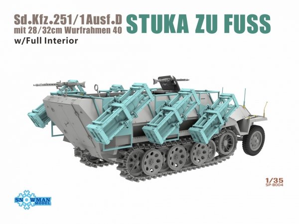 Snowman Model SP-8004 Stuka zu Fuss Sd.Kfz.251/1 Ausf.D 1/35