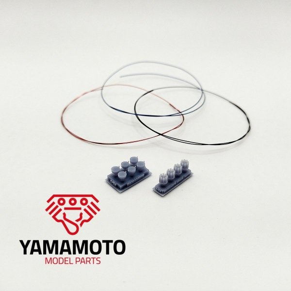 Yamamoto Model Parts YMPTUN72 Zestaw 4 aparatów zapłonowych do 8 cylindrów 1/24