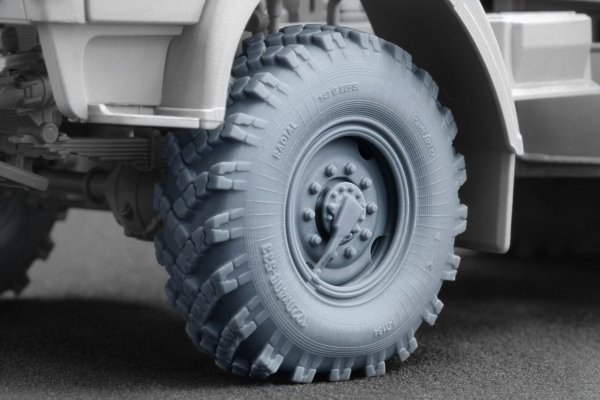 ScaleX WM 35008S Kamaz 4310 Sagged wheel set (for ICM) 1/35