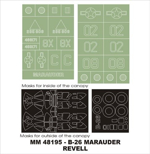 Montex MM48195 B-26B/G Marauder REVELL