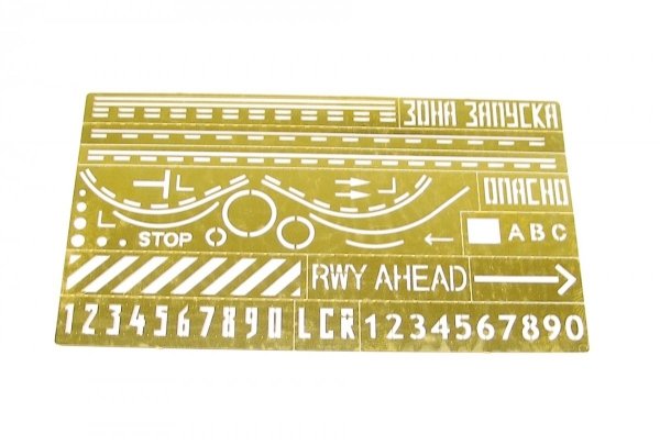 Microdesign MD 144205 Photoetched Stencil for Aerodrome Marks / Signs 1/144