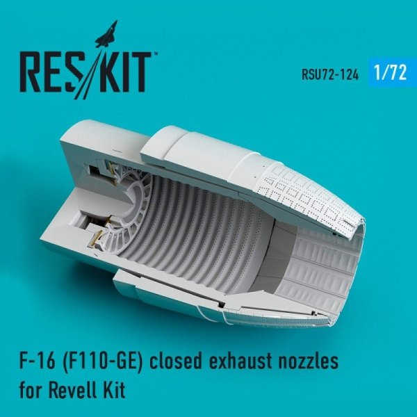 RESKIT RSU72-0124 F-16 (F110-GE) closed exhaust nozzles for Revell 1/72