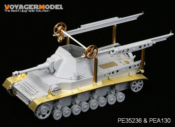 Voyager Model PEA130 WWII German Heuschrecke IVb &quot;Grasshopper&quot; Fenders (For DRAGON 6439) 1/35