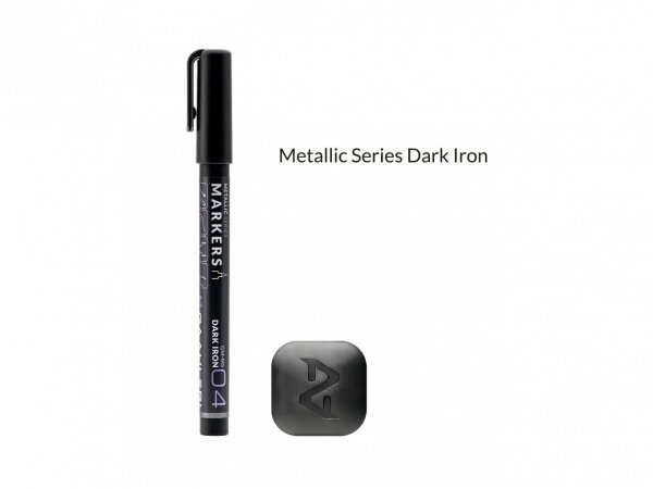 Gaahleri GM-MS04 Metallic Series Markers Dark Iron