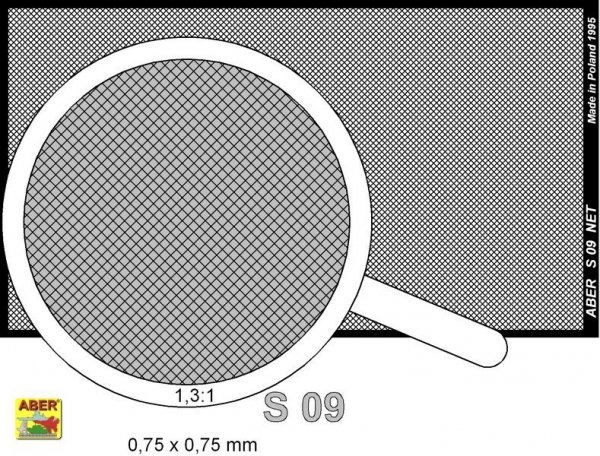 Aber S-09 Net 0,75 x 0,75 mm