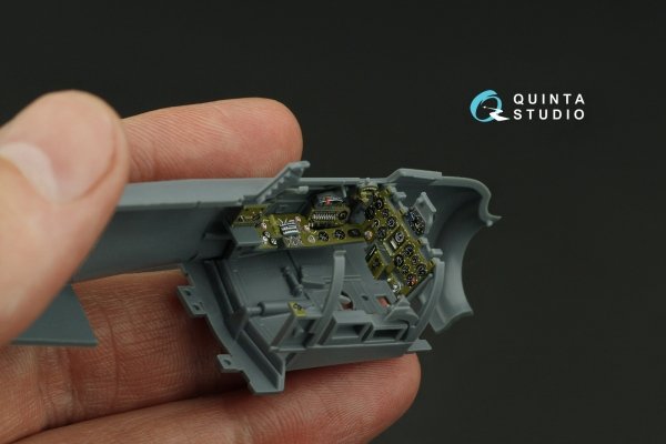 Quinta Studio QD48477 A6M3 Zero 3D-Printed coloured Interior on decal paper (Eduard) 1/48