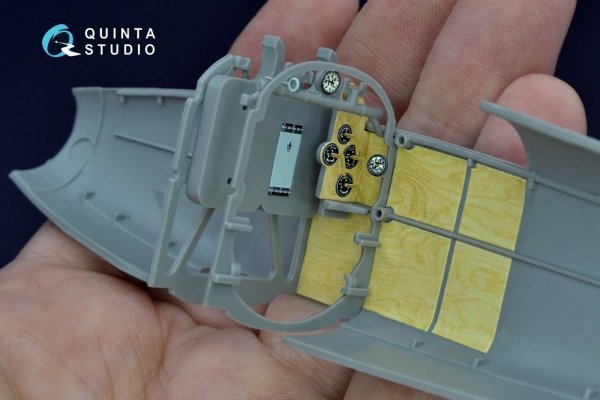 Quinta Studio QD32071 Albatros D.III OAW 3D-Printed &amp; coloured Interior on decal paper (for Roden kit) 1/32