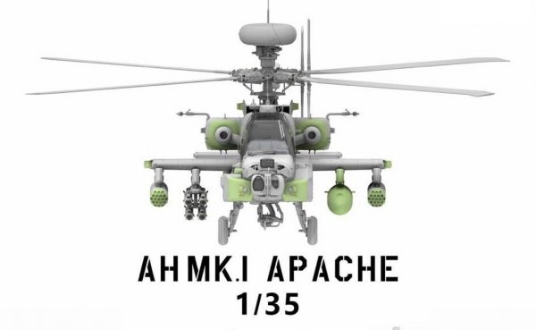 Takom 2604 AH Mk. 1 Apache Attack Helicopter 1/35