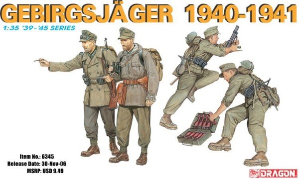 Dragon 6345 Gebirsjager 1940-1941 (1:35)