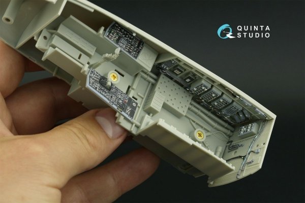 Quinta Studio QD32155 F-15C Early/F-15A/F-15J early 3D-Printed &amp; coloured Interior on decal paper (Tamiya) 1/32