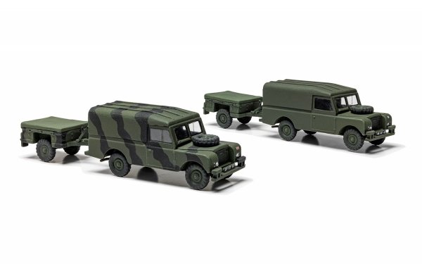 Airfix 02324 LWB Landrover (Hard Top) and Trailer 1/76
