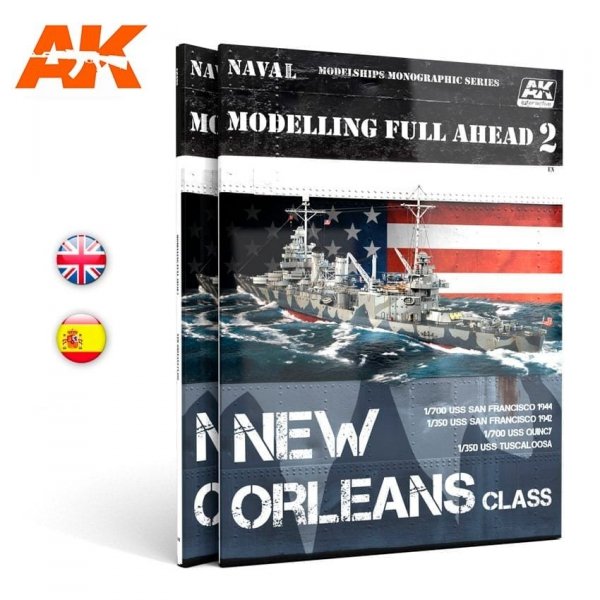 AK Interactive AK895 MODELLING FULL AHEAD 2 NEW ORLEANS CLASS (English)