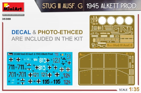 MiniArt 35388 STUG III AUSF. G 1945 ALKETT PROD. 1/35