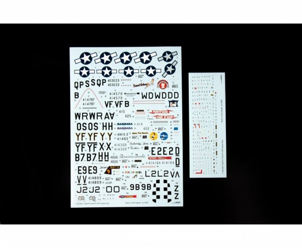 Eduard 11196 North American P-51 D Mustang - Mighty Eight (4th FG, 355th FG, 361st FG and 479th FG Decals) 1/48