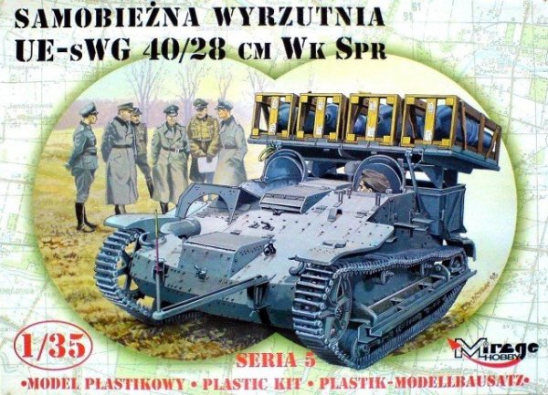 Mirage Hobby 35518 UE(f)-sWG, 40-28 cm Wk Spr self-propelled rocket launcher (1:35)