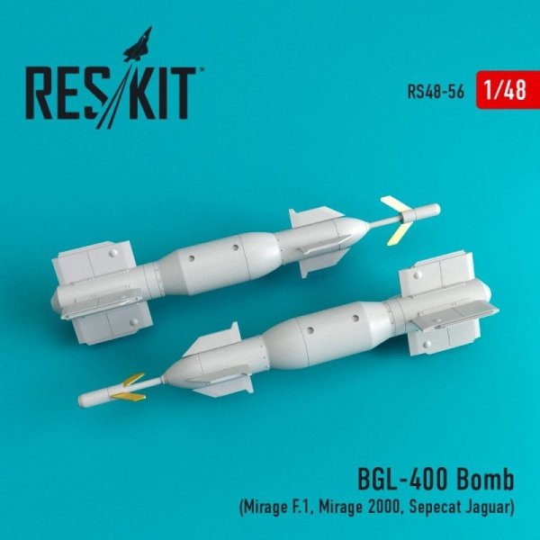 RESKIT RS48-0056 BGL-400 Bomb (2 pcs) 1/48