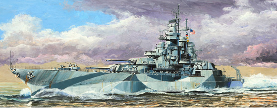 Trumpeter 05772 USS West Virginia BB-48 1945 1:700