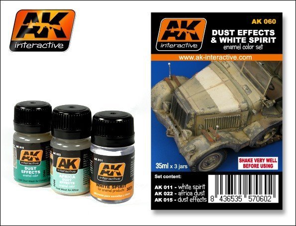 AK Interactive AK060 Dust Effects And White Spirit