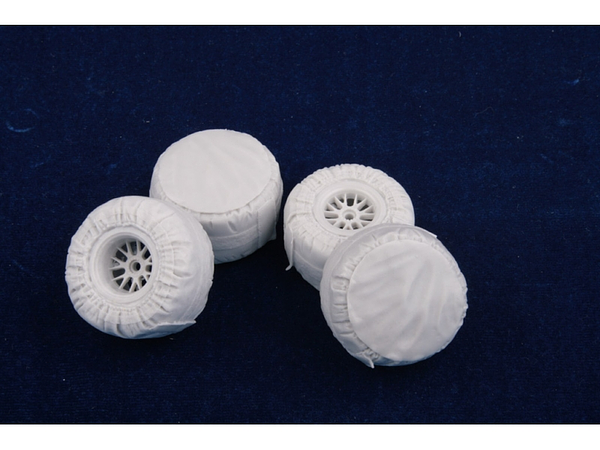 KA Models FE-20014 TIRE WARMER FITTED TIRES 1/20