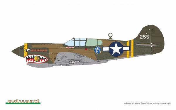 Eduard R0024 Curtiss P-40 K Warhawk - Dual Combo / The Royal Class 1/48