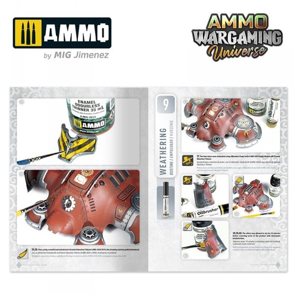 Ammo of Mig 6922 AMMO WARGAMING UNIVERSE Book 03 - Weathering Combat Armour (English, Castellano, Polski)