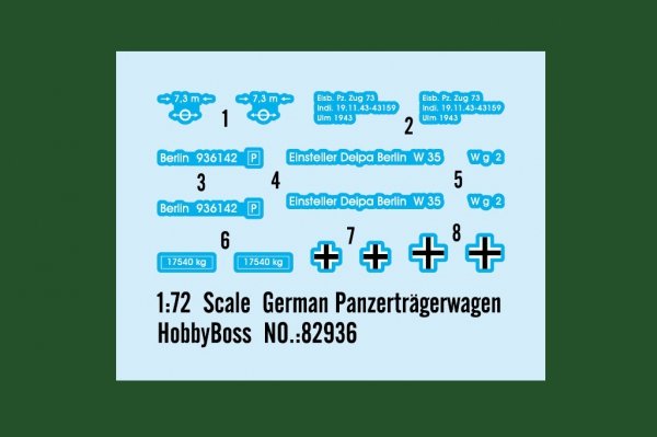Hobby Boss 82936 German Panzerträgerwagen 1/72