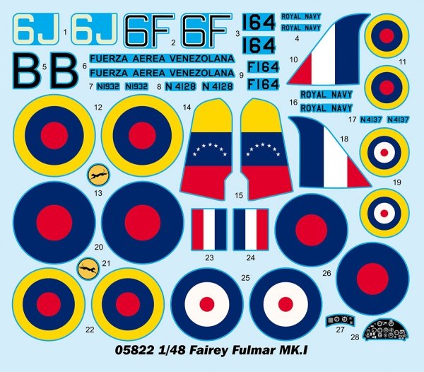 Trumpeter 05822 Fairey Fulmar MK.I 1/48