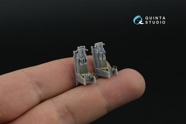 Quinta Studio QD72215 F-15D/F-15DJ Eagle 3D-Printed &amp; coloured Interior on decal paper (Fine Molds) 1/72