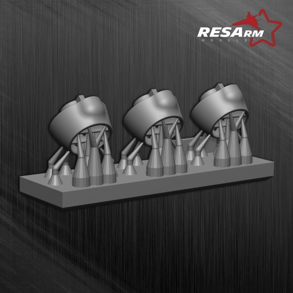 RESARM 48-09012 AIR INTAKE 1 (3D resin printing) 1/48