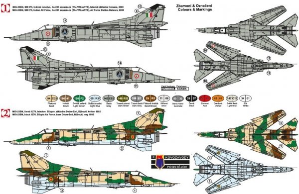 Kozavody Prostejov KPM0096 MiG-23BN International (1:72)