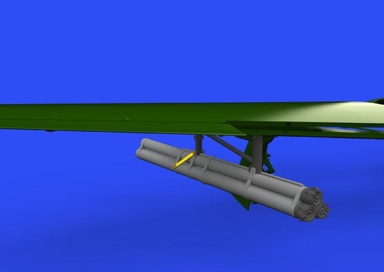 Eduard 648577 P-51D Bazooka rocket launcher 1/48 for Eduard