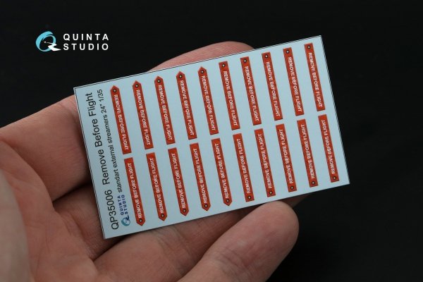Quinta Studio QP35006 Remove Before Flight standart external streamer 24, 20 Pcs 1/35