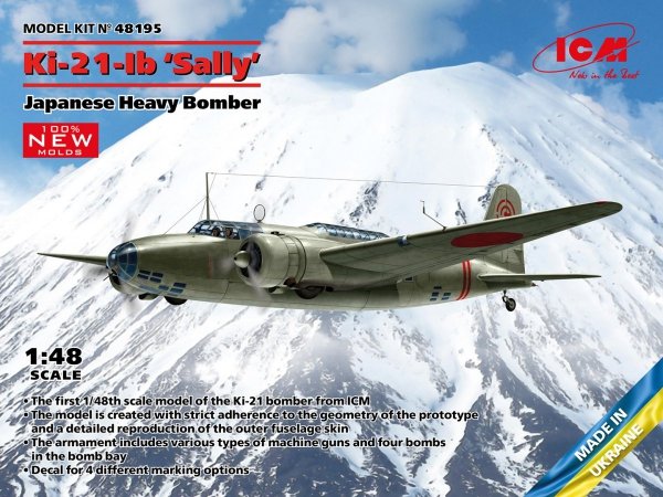 ICM 48195 Ki-21-Ib &quot;Sally&quot;, Japanese Heavy Bomber 1/48