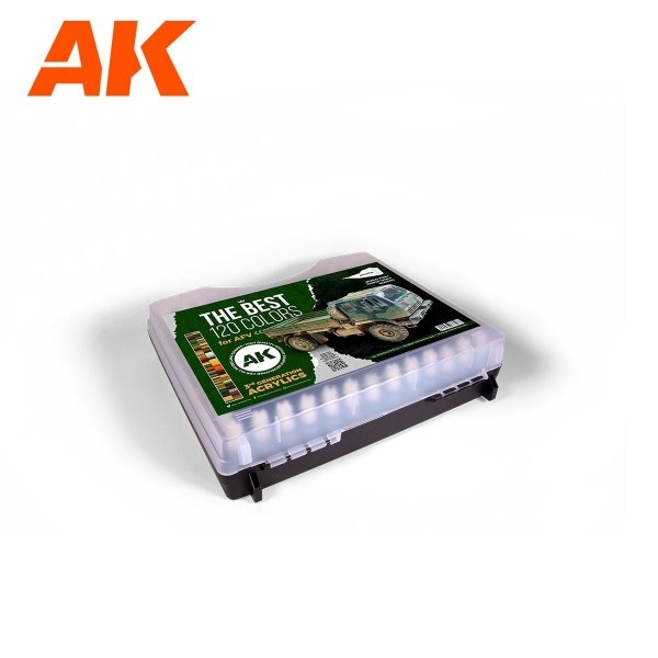 AK Interactive AK11705 THE BEST 120 COLORS FOR AFV