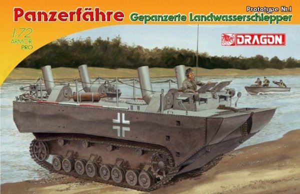Dragon 7489 Panzerfahre Gepanzerte Landwasserschlepper Prototype N (1:72)