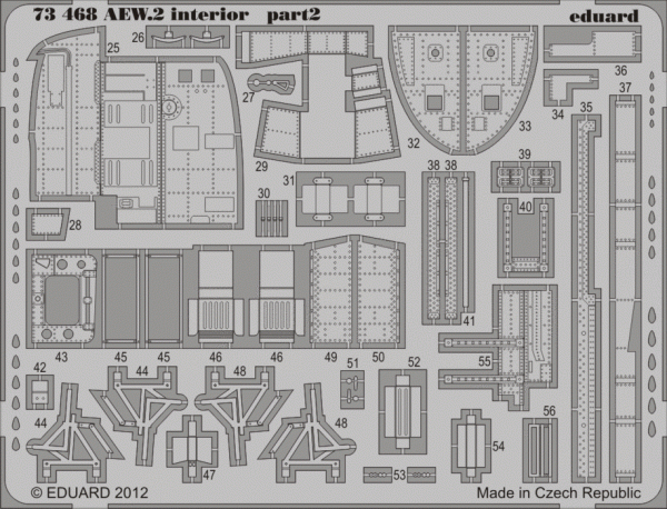 Eduard 73468 Sea King AEW.2 interior S. A. 1/72 CYBER HOBBY