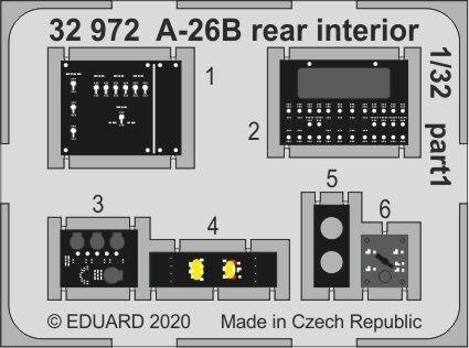 Eduard BIG33119 A-26B Invader part I 1/32 HOBBY BOSS