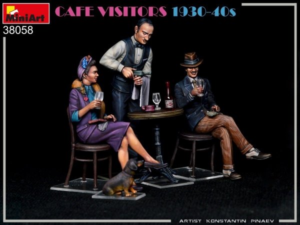 MiniArt 38058 CAFE VISITORS 1930-40S 1/35
