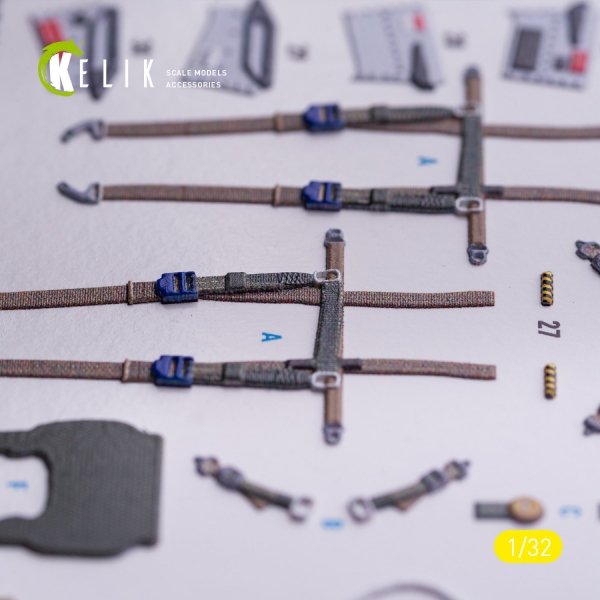 Kelik K32040 Tornado IDS - interior 3D decals for Italeri kit 1/32