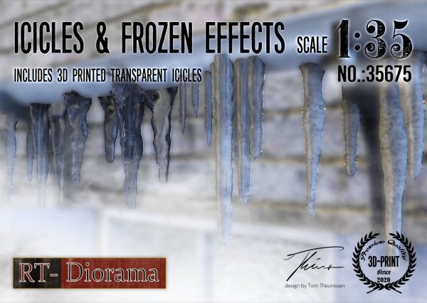 RT-Diorama 35675 Icicles &amp; frozen effects 1/35