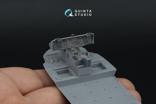 Quinta Studio QDS-48590 MH-60L Blackhawk 3D-Printed &amp; coloured Interior on decal paper (ICM) (Small version) 1/48