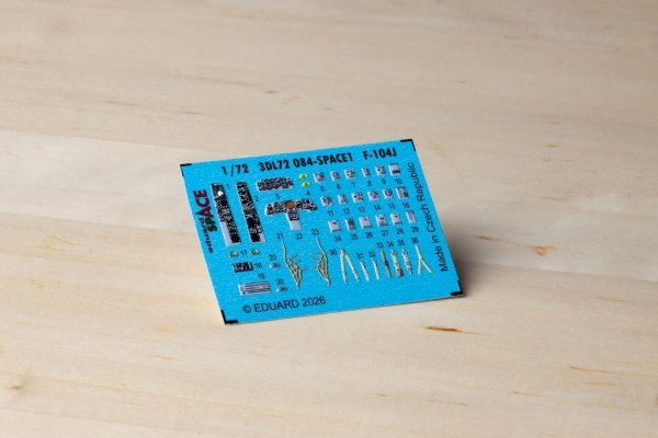 Eduard 3DL72084 Lockheed F-104 J Starfighter - Space Set (for Fine Molds Kits) 1/72