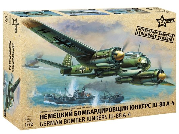 Zvezda 7282 Junkers Ju-88 A-4 1/72