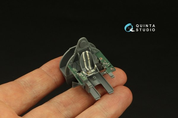 Quinta Studio QD48403 F4F-4 Wildcat 3D-Printed &amp; coloured Interior on decal paper (Eduard) 1/48