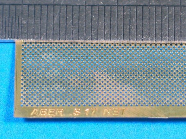 Aber S-17 Drilled plate 0,8 mm
